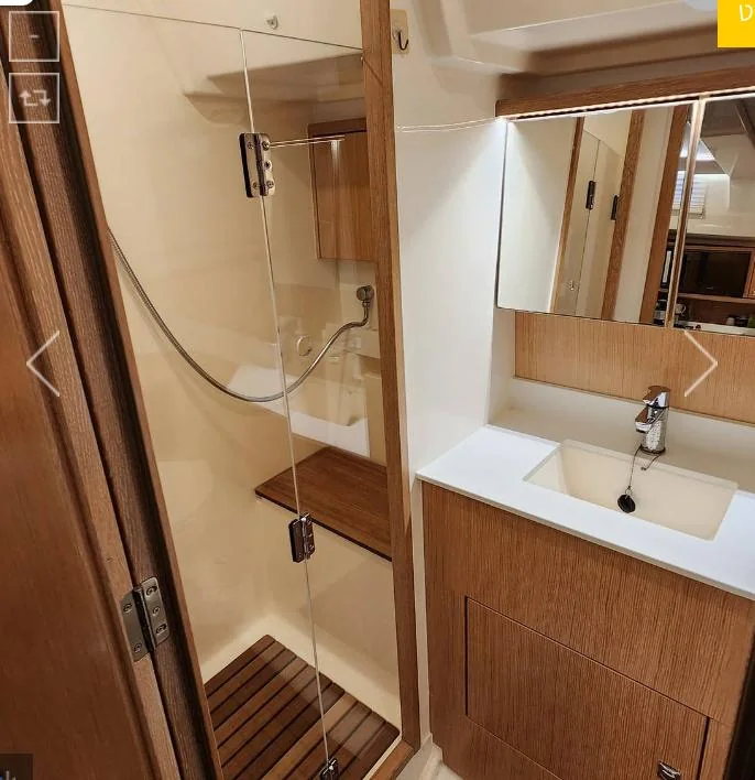 Bathroom aboard Manhattan