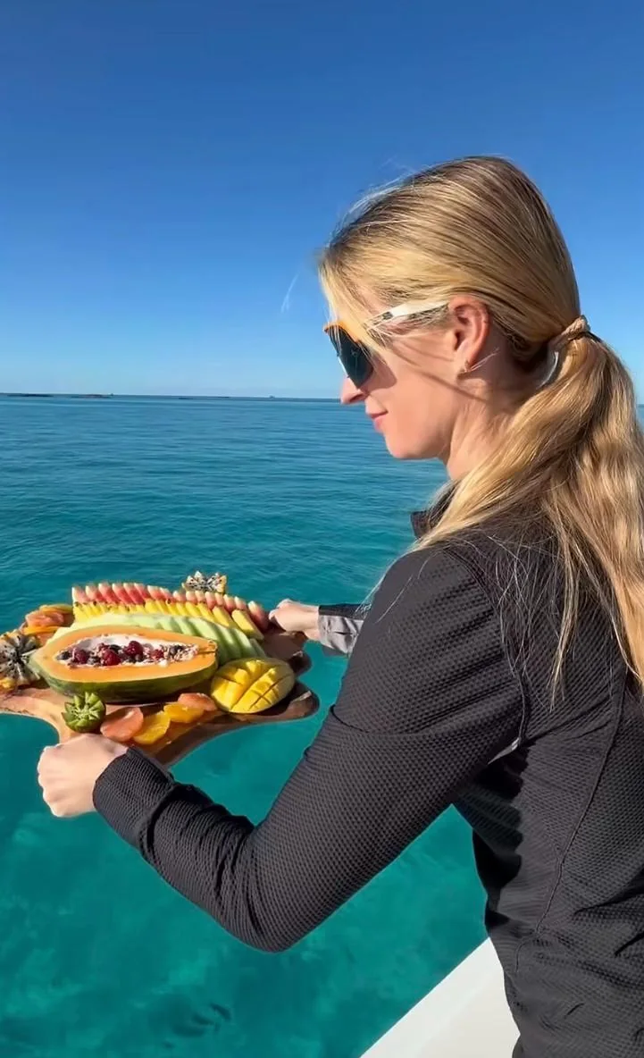 Food served aboard Manhattan
